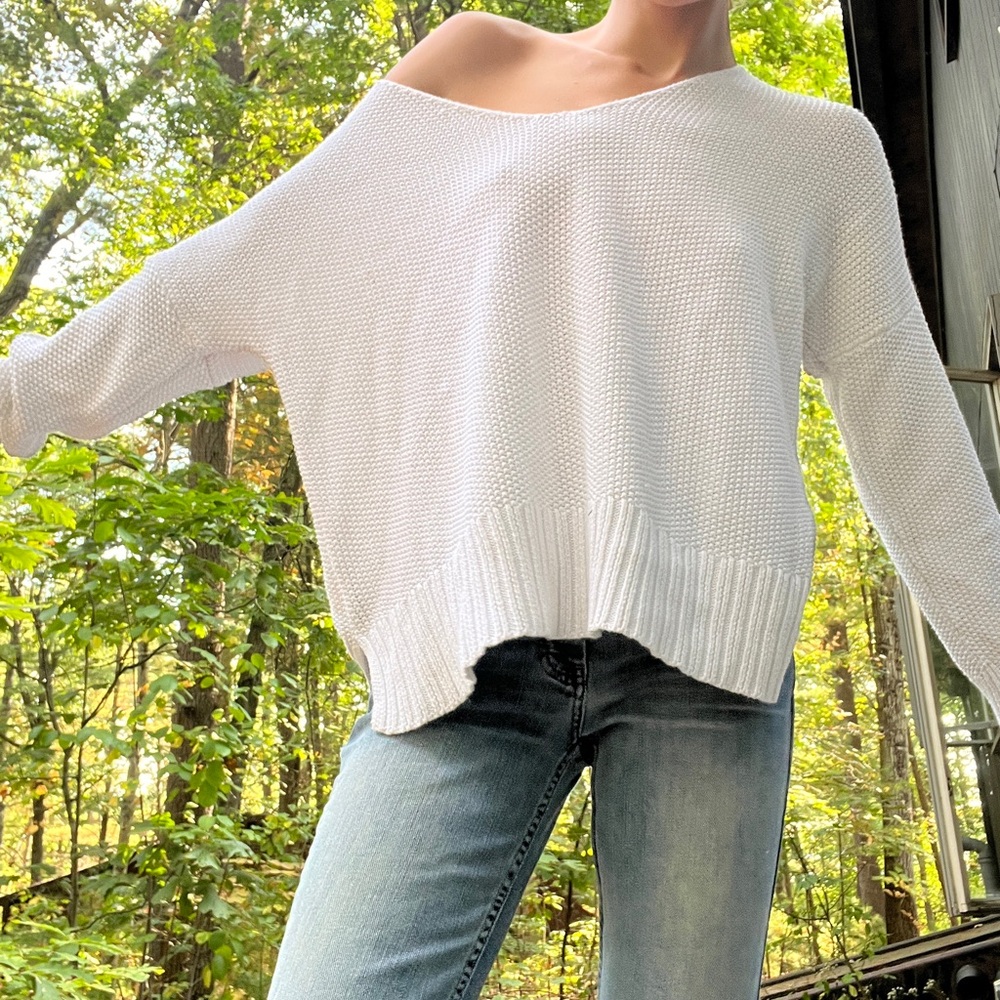 Lucky Brand White Sweater